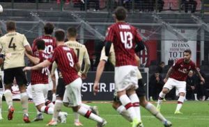 AC Milan vs SPAL, Menang Tipis Berkat Tendangan Bebas Suso
