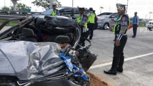 Kecelakaan di Tol Pandaan – Gempol, 3 Orang Tewas