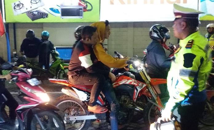 Cipta Kondisi Sidoarjo, Ratusan Motor Terjaring Razia