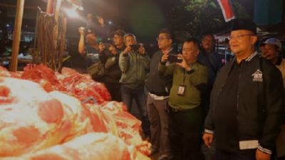 Polisi Pantau Peredaran Daging di Surabaya Setelah Temuan Sapi Gelonggongan di Pasar Pegirian