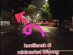 Video Seram Kuntilanak di Minimarket Wiyung Surabaya Jadi Viral