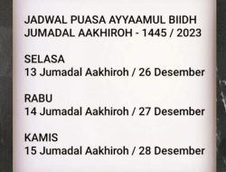 Jadwal Puasa Ayyamul Bidh Desember 2023 beserta Niat dan Tata Cara