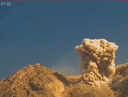 Erupsi Gunung Semeru: Lima Kali Letusan Pagi Ini, Tinggi Letusan Capai 500 Meter