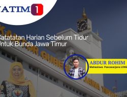 Catatan Harian sebelum Tidur untuk Bunda Jawa Timur