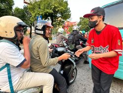 Jakarta Max Owners Peduli, Bagikan Ratusan Masker Antisipasi Abu Vulkanik