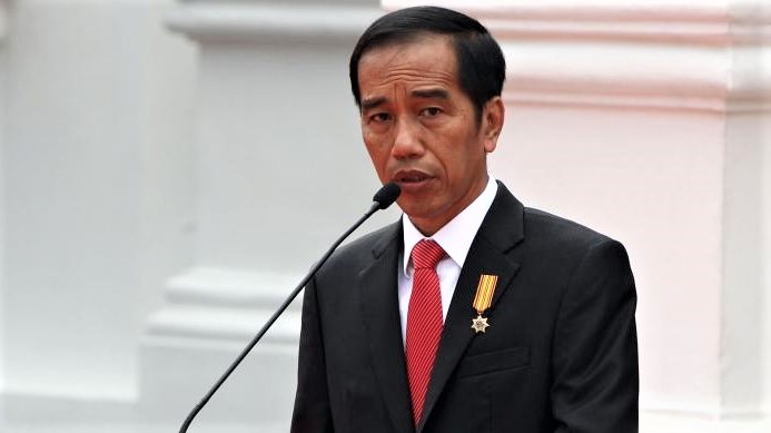 Jokowi Saat Pidato