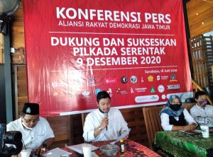 Deklarasi Oleh OKP Se Jawa Timur Dukung Pemilukada Serentak 2020