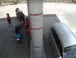 Mobil Melaju Saat Selang BBM Masih Tertancap di Bodi, Mesin SPBU Roboh