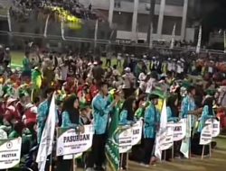 Ribuan Siswa Madrasah Berpartisipasi dalam Porseni MI Jatim ke-VIII di Banyuwangi