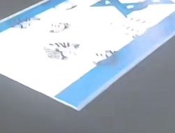 Kejadian Viral: Bendera Israel Ditempel di Jalan Kota Malang